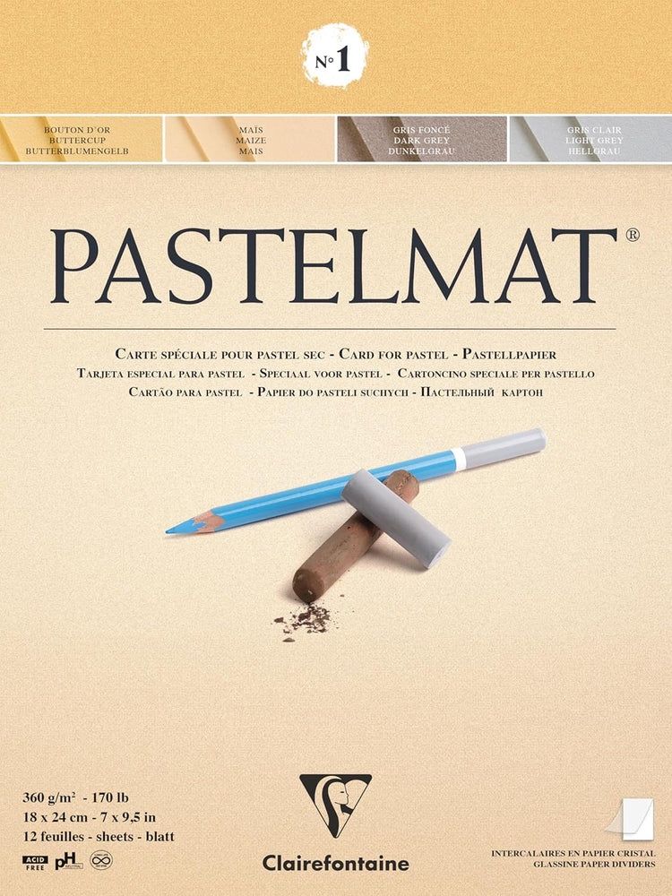 Pastelmat #1 7x9.5 12 Sheets