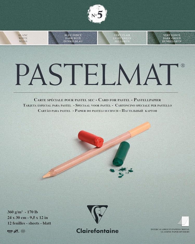 Pastelmat #5 Asst 7x9.5 12 Sheets