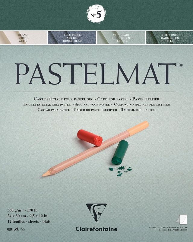 Pastelmat #5 Asst 7x9.5 12 Sheets