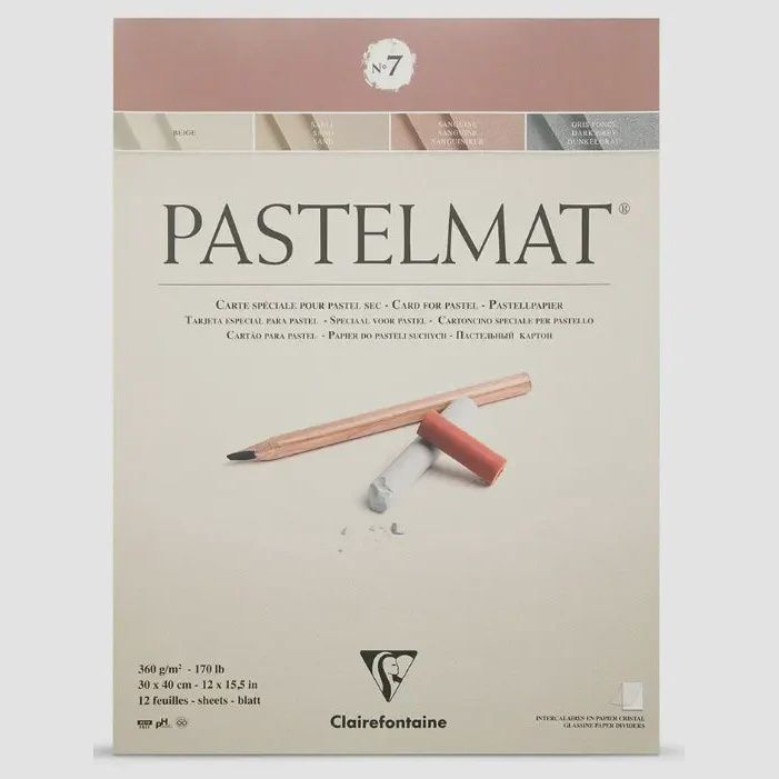 Pastelmat #7 Asst 12X15.5 12 Sheets