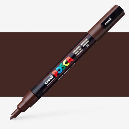 POSCA PC-3M Fine Dark Brown