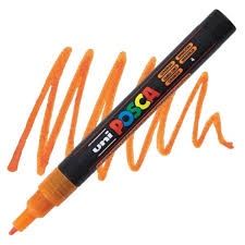 POSCA PC-3M XFine Glitter Orange