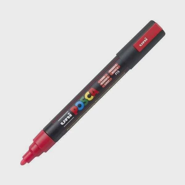 POSCA PC-5M Medium Fluorescent Red