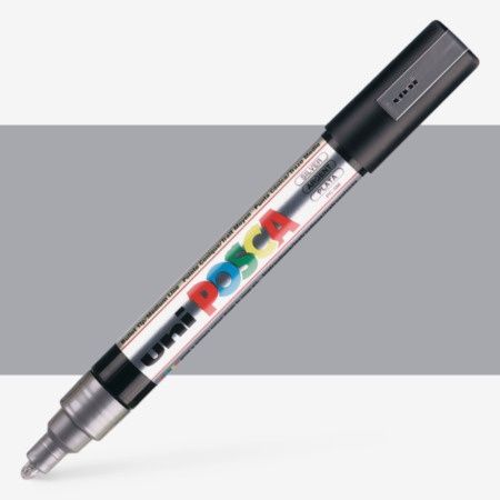 POSCA PC-5M Medium Silver