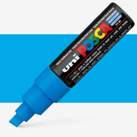 POSCA PC-8K Broad Light Blue