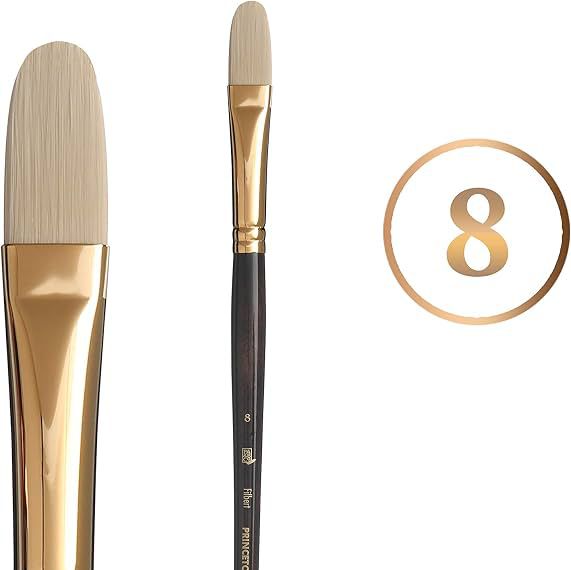 Princeton Dakota Synthetic Filbert Size 8 Brush