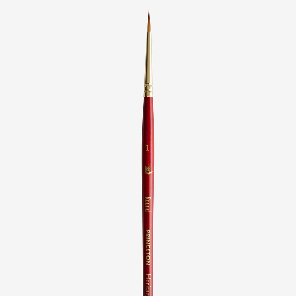 Princeton Heritage Synthetic Sable Round Brush 1