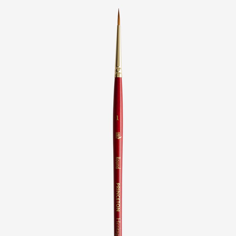 Princeton Heritage Synthetic Sable Round Brush 1