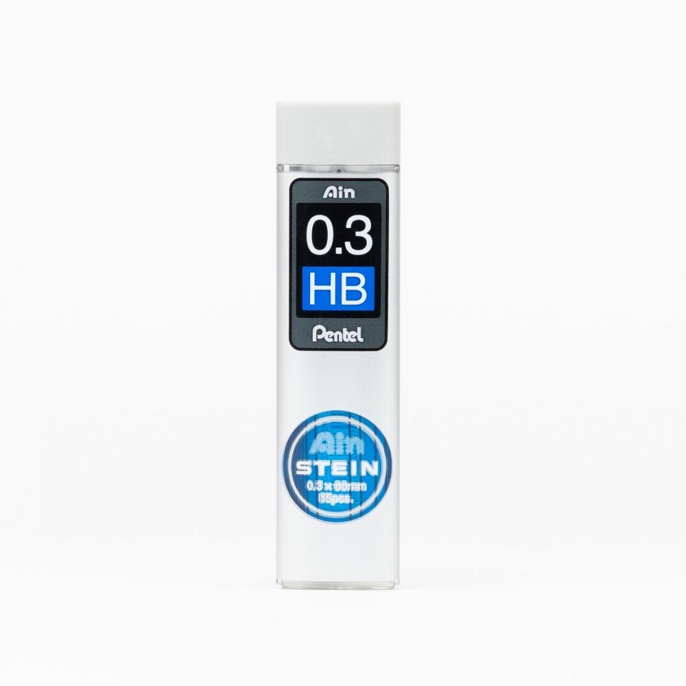 Pentel Ain Lead Refills .3 HB 15pc