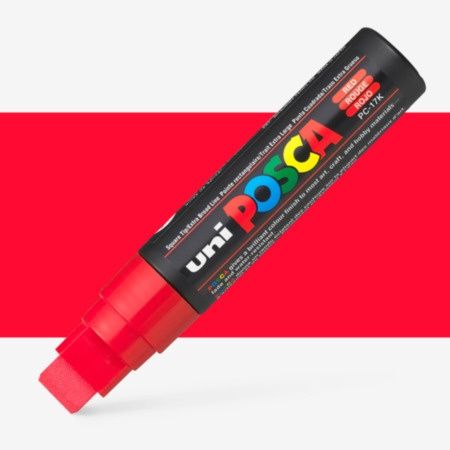 POSCA PC-17K XBroad Red