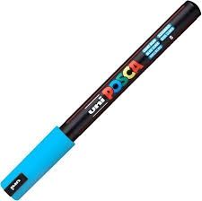 POSCA PC-1MR XFine Light Blue