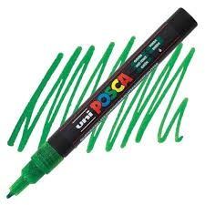POSCA PC-3M XFine Glitter Green