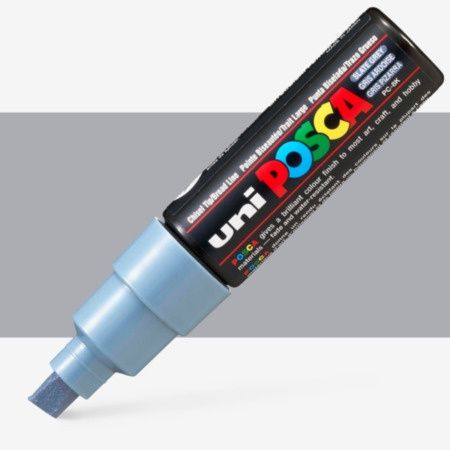 POSCA PC-8K Broad Grey