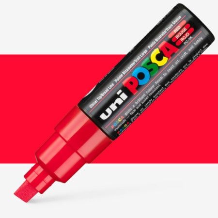 POSCA PC-8K Broad Red