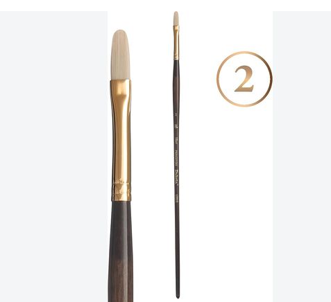 Princeton Dakota Synthetic Filbert Size 2 Brush