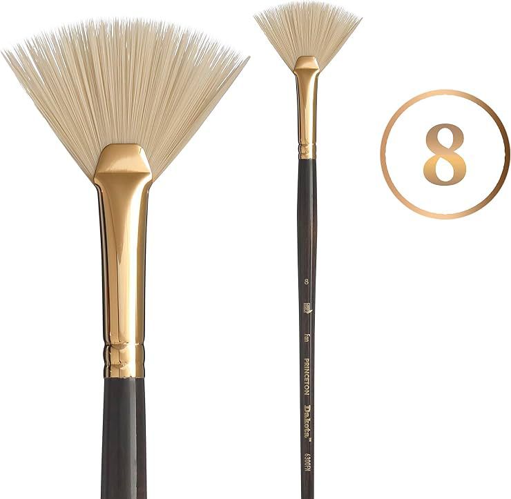 Princeton Dakota Synthetic Fan Size 8 Brush