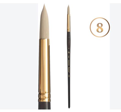 Princeton Dakota Synthetic Round Size 8 Brush