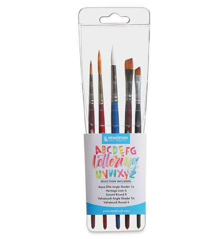 Princeton Lettering Brush Set