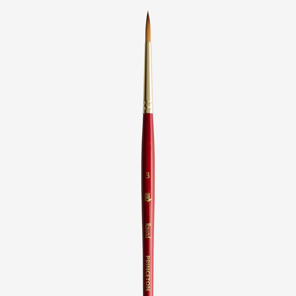 Princeton Heritage Synthetic Sable Round Brush Size 3