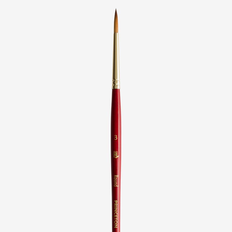 Princeton Heritage Synthetic Sable Round Brush Size 3