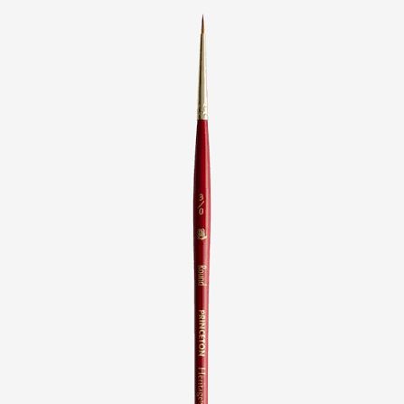 Princeton Heritage Synthetic Sable Round Brush Size 3/0