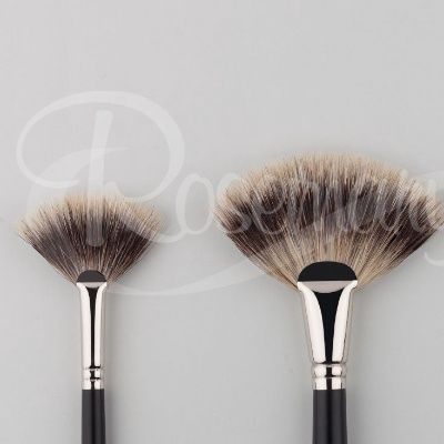 Rosemary Badger Fan Brush Small
