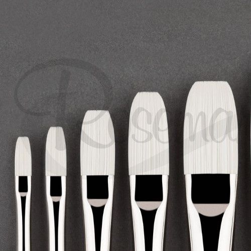 Rosemary Ivory Long Curved Flat 4SH