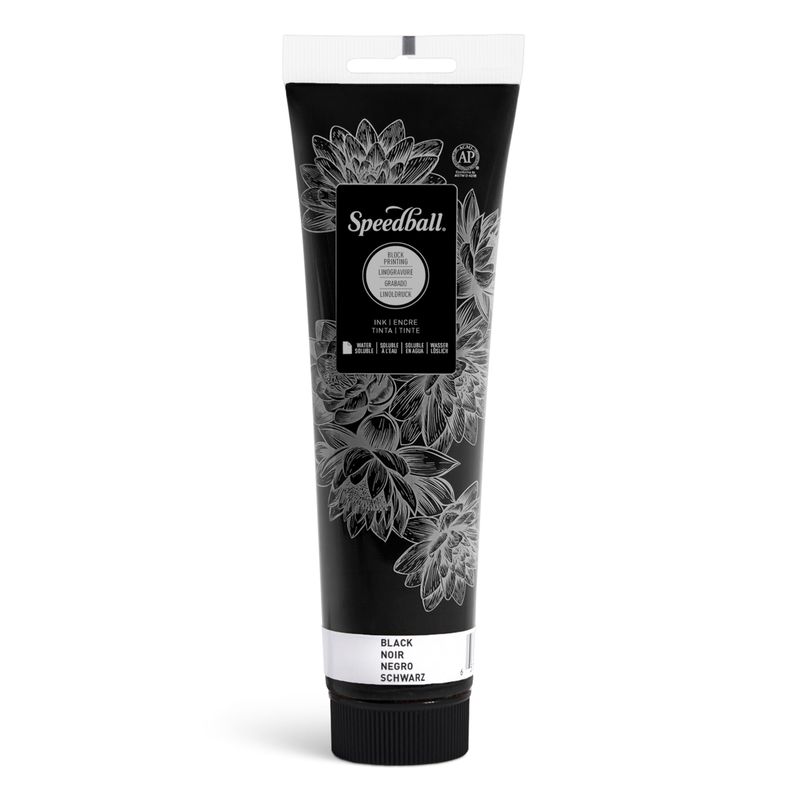 Speedball Block Ink Water Based 5ozTube - Black