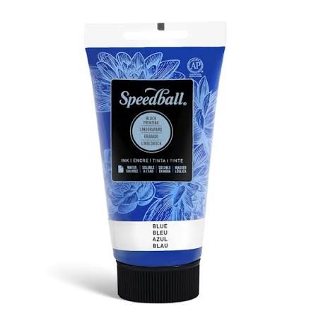 Speedball Block Ink Water Based 2.5oz Tube - Blue