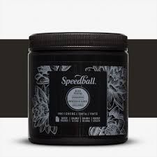 Speedball Block Ink Water Based 8oz - Black