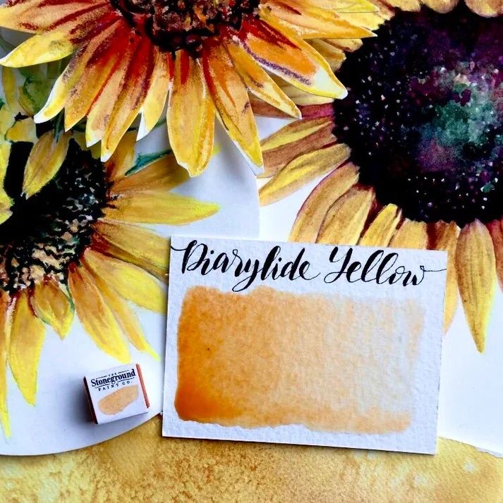 Stoneground Diarylide Yello 1/2 pan