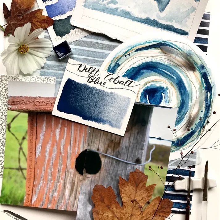 Stoneground Delft Blue 1/2 pan