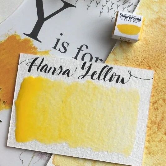 Stoneground Hansa Yellow 1/2 pan