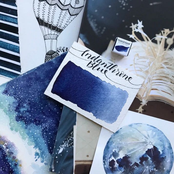 Stoneground Indanthrone Blu 1/2 pan