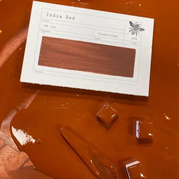 Stoneground India Red Gouache S1