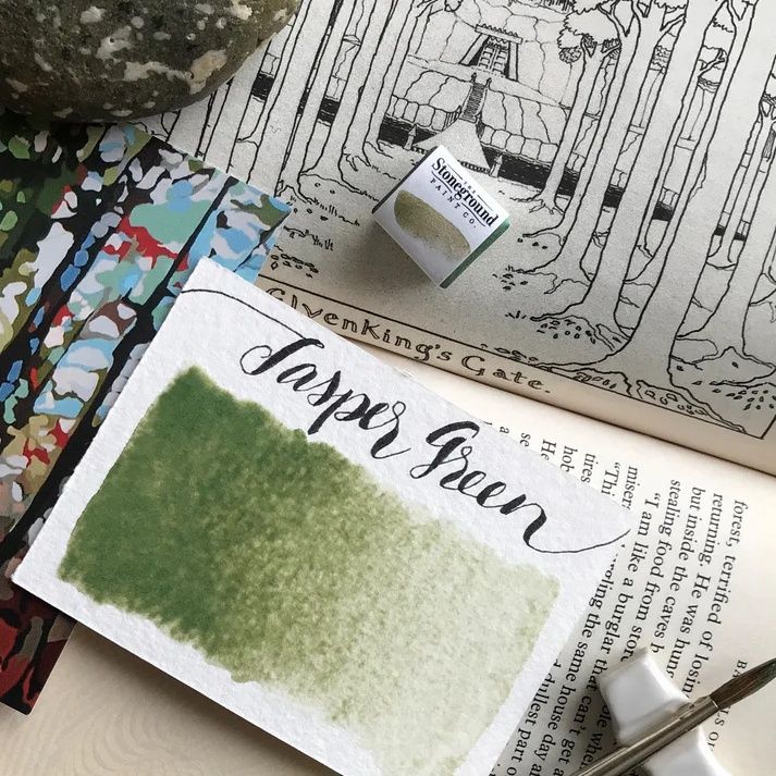 Stoneground Jasper Green 1/2 pan