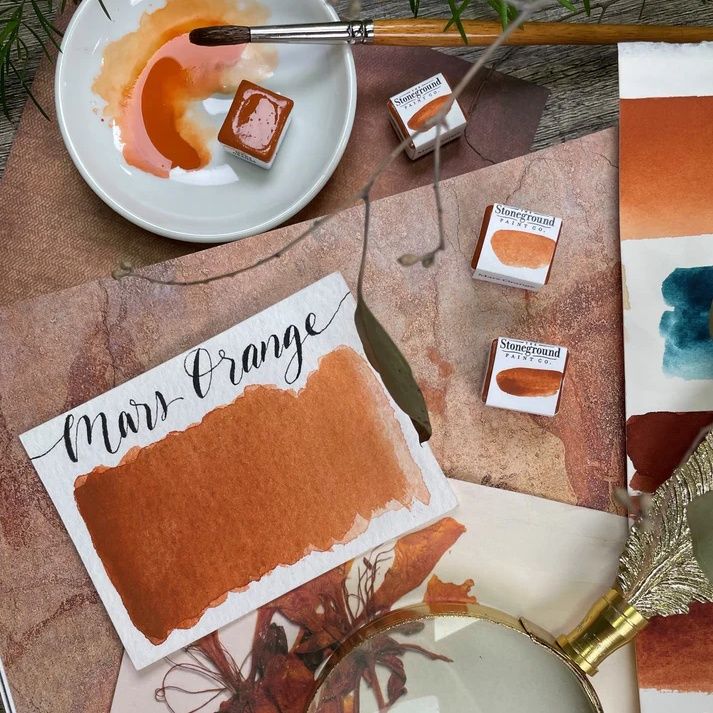 Stoneground Mars Orange 1/2 pan