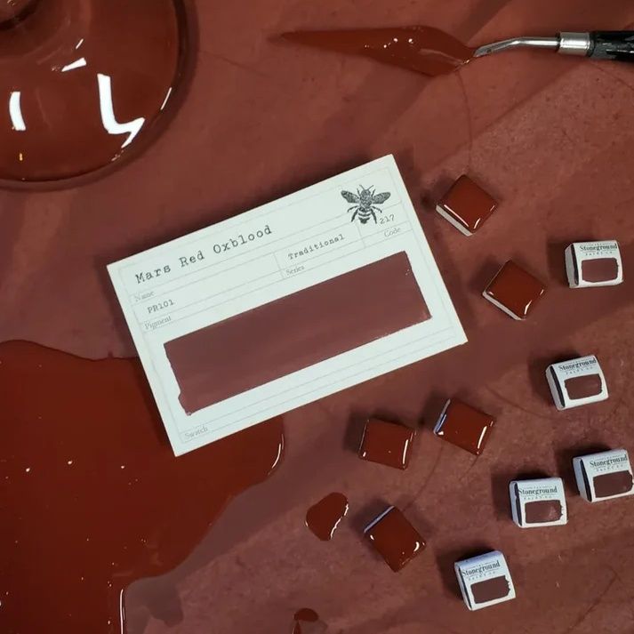 Stoneground Mars Red Ox Gouache S1