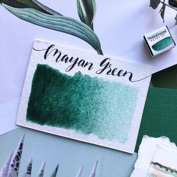 Stoneground Mayan Green 1/2 pan