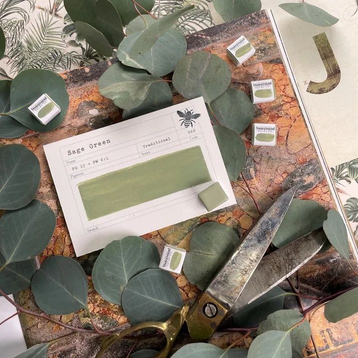 Stoneground Sage Green Gouache S1