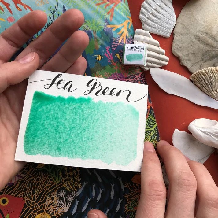 Stoneground Sea Green 1/2 pan