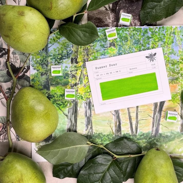 Stoneground Summer Pear Gouache S3