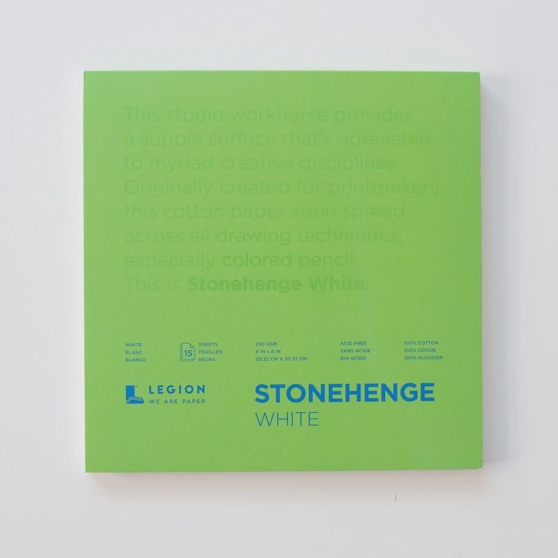 Stonehenge White Pad 8X8 15SH