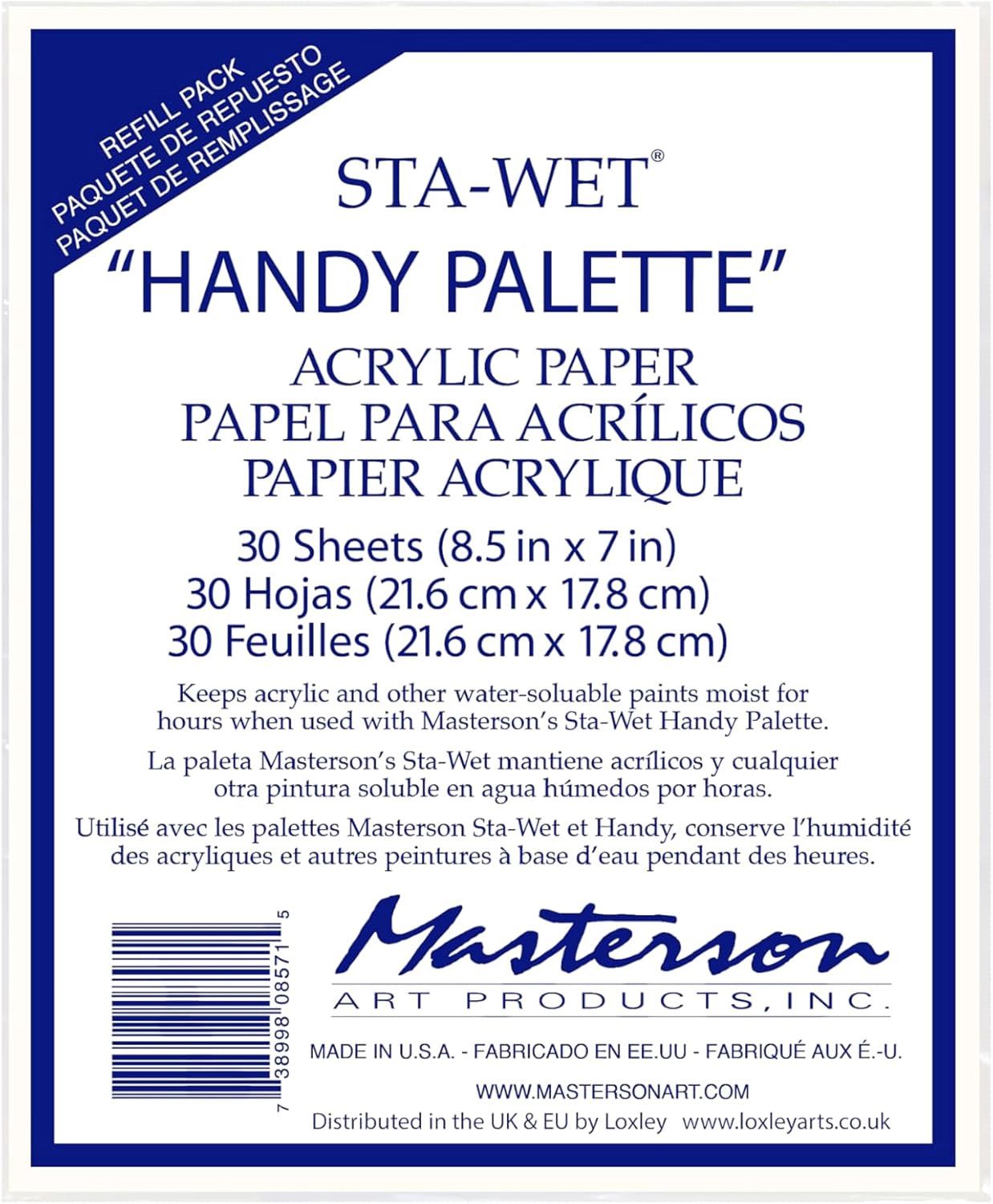 Sta Wet Handy Paper 30SH 8.5x7