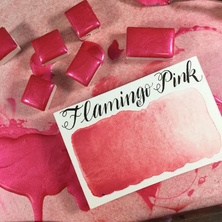 Stoneground Flamingo Pink 1/2 pan