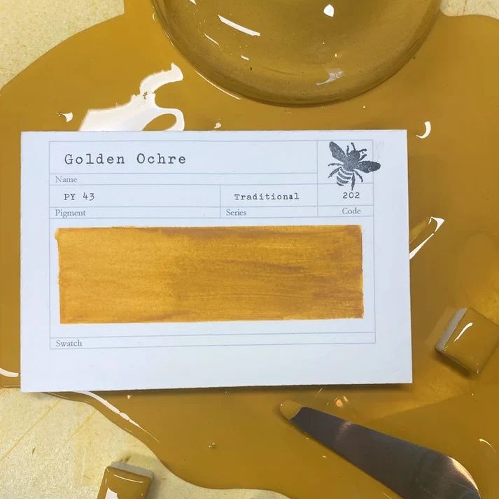 Stoneground Golden Ochre Gouache S1