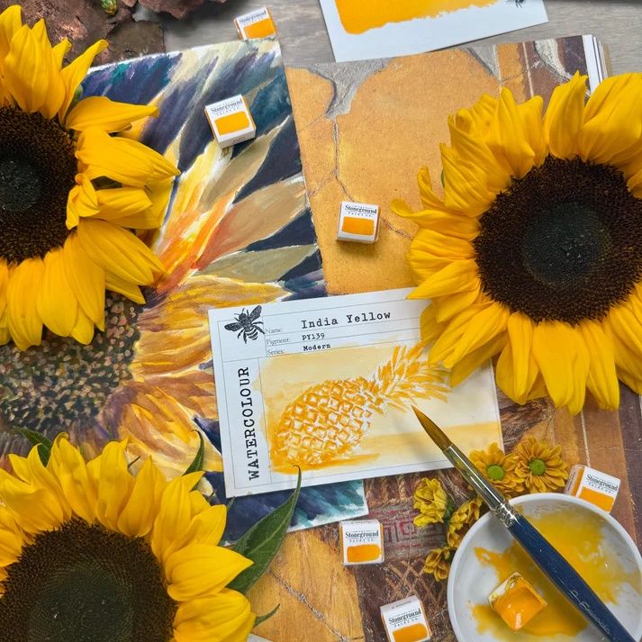 Stoneground India Yellow 1/2 pan