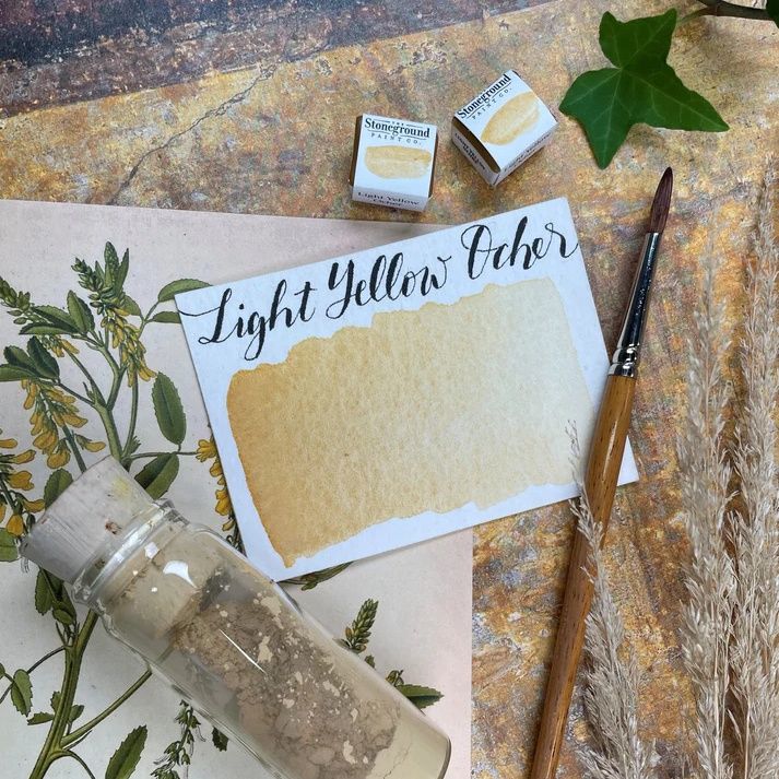 Stoneground Lite Yell Ochre 1/2 pan