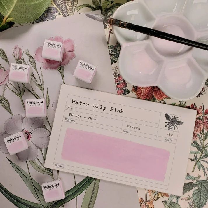 Stoneground Waterlily Pk Gouache S3