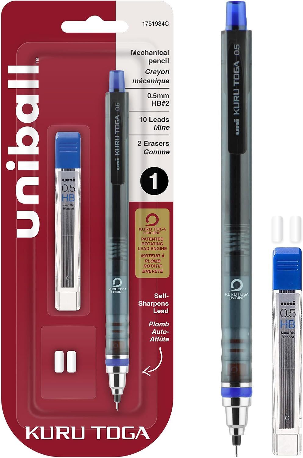 Uni-ball Kuru Toga Mechanical Pencil 0.5mm